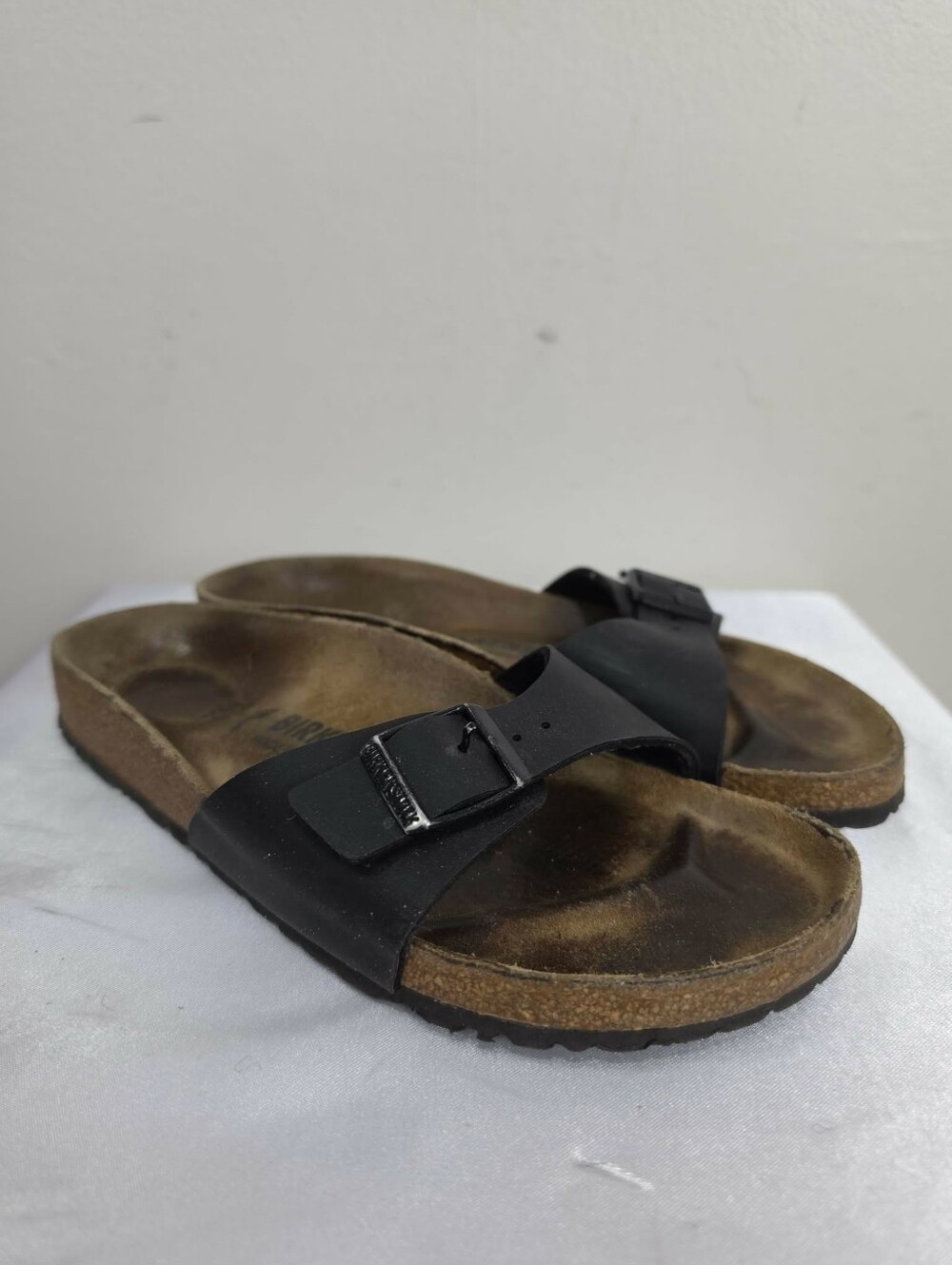 Birkenstock Black Single-Strap Sandals